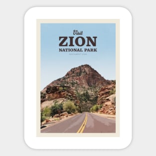 Visit Zion National Park Sticker